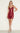 Cocktail Dresses Fitted Short Homecoming Metallic Short Cocktail Dress Red wine