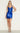Cocktail Dresses Fitted Short Homecoming Metallic Short Cocktail Dress Royal