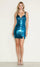 Cocktail Dresses Fitted Short Homecoming Metallic Short Cocktail Dress Teal