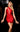 Cocktail Dresses Mini Short Fitted Cocktail Dress Red