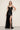 Prom Dresses Slit Long Formal Fitted Corset Prom Dress Black