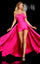 Prom Dresses Long Formal Overskirt Prom Dress Fuchsia