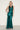 Prom Dresses Fitted Long Formal Mettalic Prom Dress Emerald