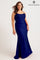 Plus Size Dresses Prom Fitted Long Formal Beaded Corset Plus Size Dress Navy