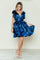 Cocktail Dresses Homecoming Short Metallic A Line Cocktail Dress Royal