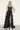 Prom Dresses A Line Long Formal Tiered Slit Prom Dress Black