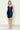 Cocktail Dresses Pleated Short Homecoming Corset Fitted Cocktail Dress Navy