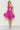 Cocktail Dresses Pleated Metallic Short Homecoming A Line Cocktail Dress Pink