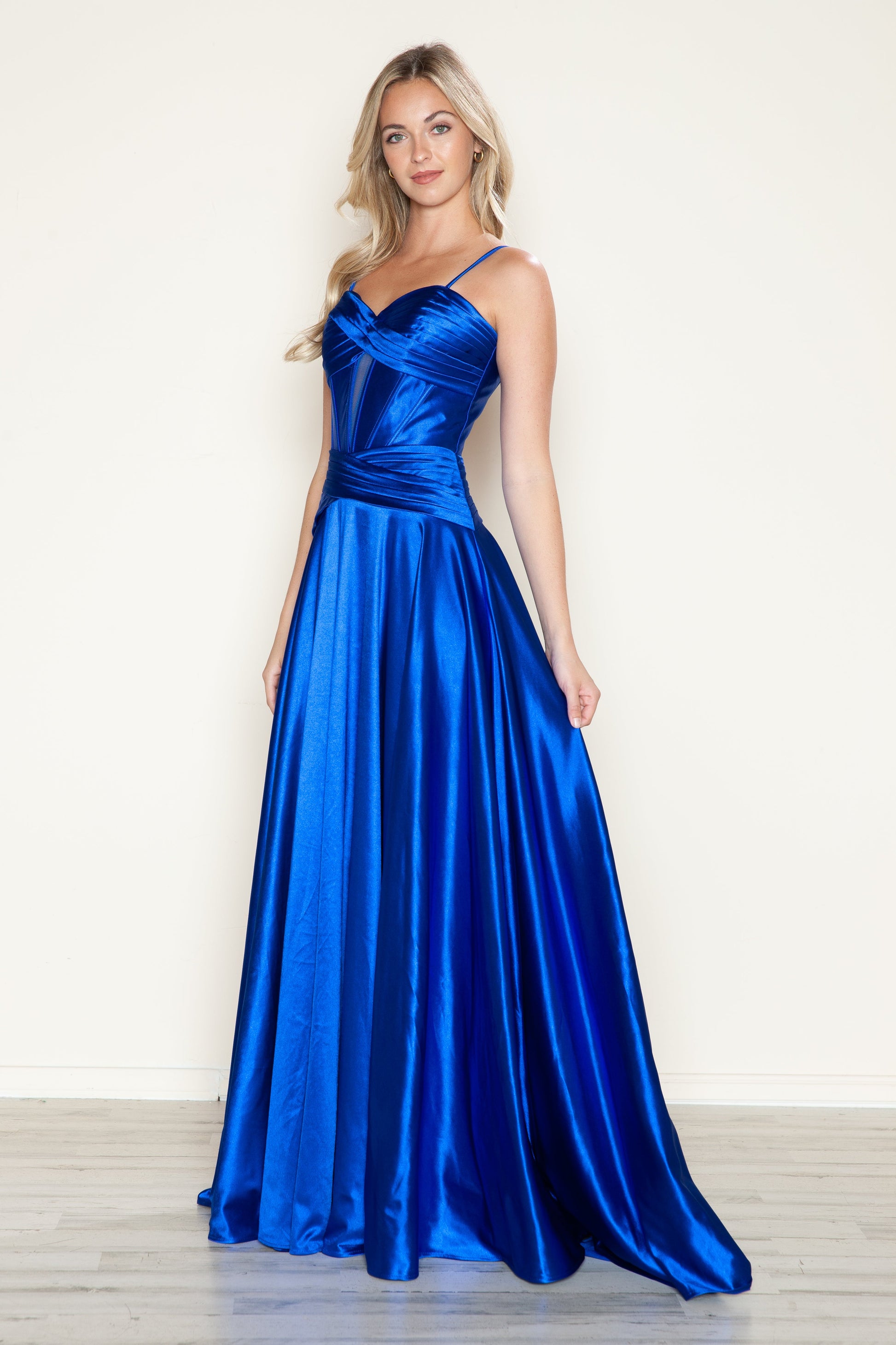 Prom Dresses Prom Long Formal A Line Corset Dress Royal
