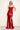 Prom Dresses Long Fitted Formal Applique Slit Prom Dress Red