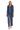 Pant Suit Crinkle Three Piece Pantsuit Denim