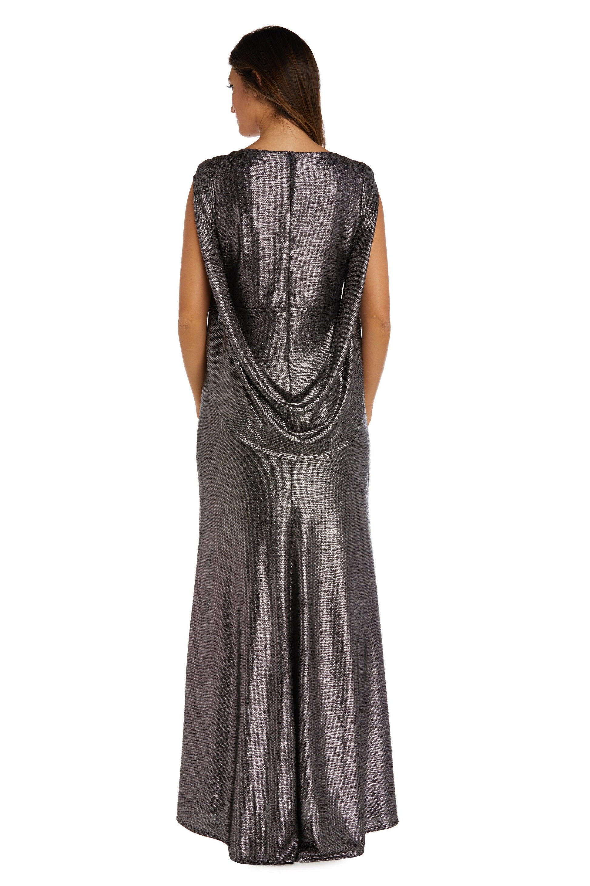 R&M Richards 9741P Long Formal Petite Dress
