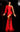 Prom Dresses Fitted Slit Long Formal Evening Prom Dress Red