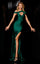Prom Dresses Prom Fitted Long Formal Slit Dress Hunter