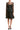 Cocktail Dresses Long Sleeve A Line Floral Cocktail Dress Black