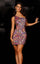 Cocktail Dresses Homecoming Fitted Short Mini Cocktail Dress Pink