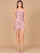 Cocktail Dresses Short Cocktail Beaded Sequin Fringe Dress Blush