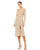 Cocktail Dresses Sequins Long Sleeve Midi Dress Rose Gold