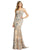 Formal Dresses Long Formal Sweep Train Gown Nude Multi