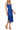 Cocktail Dresses Fitted Short Cocktail Midi Dress Cobalt