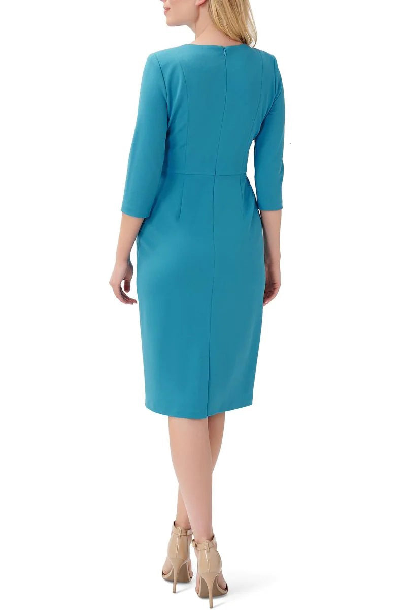 Cocktail Dresses Short Bodycon Zipper Cocktail Dress BLUE COAST