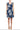 Cocktail Dresses Floral Print Short Cocktail Dress Navy Multi