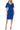Cocktail Dresses Short Fitted Slit Cocktail Dress Violet Cobalt