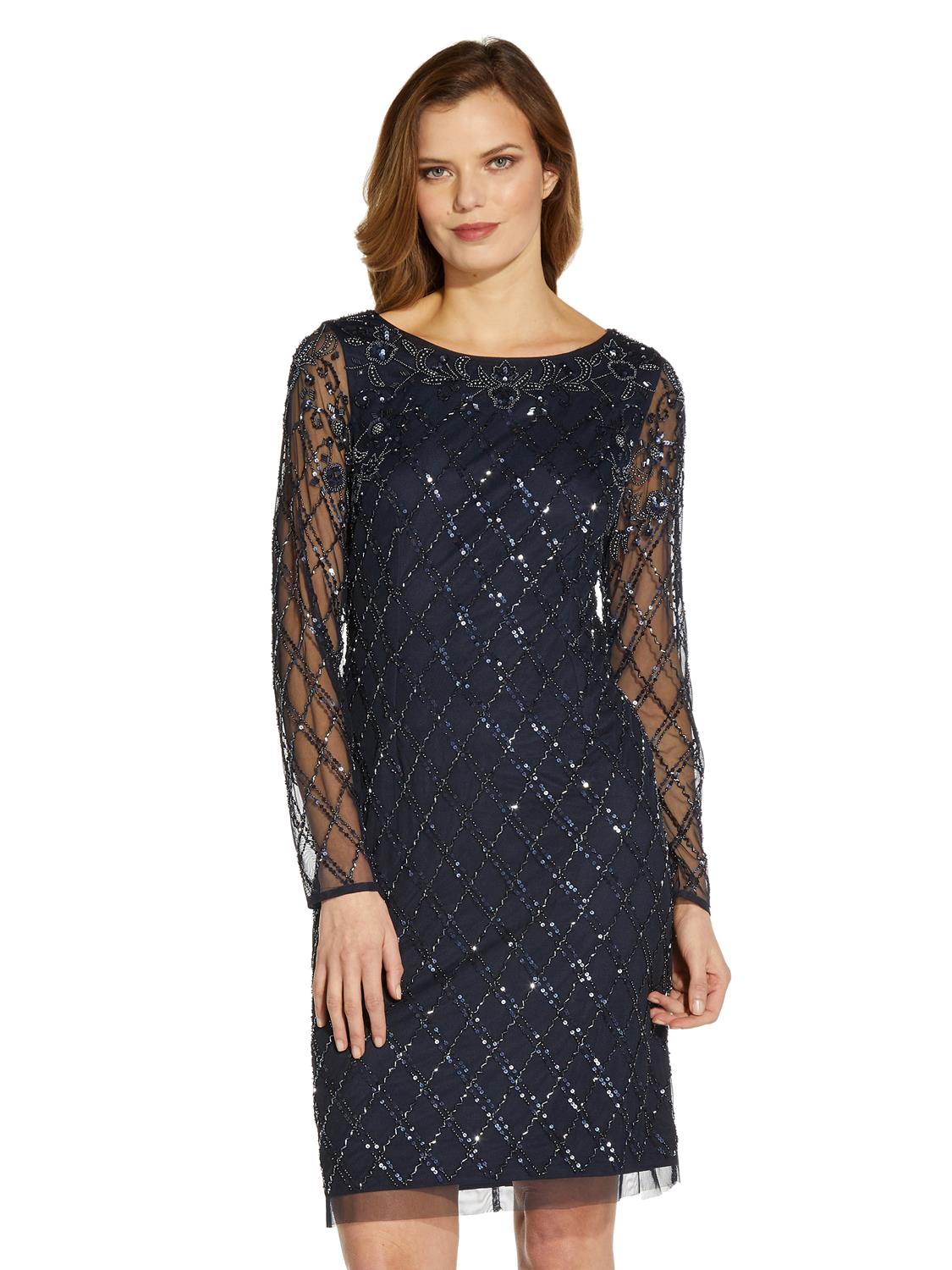 Midnight 8 Adrianna Papell AP1E208344 Short Formal Dress Sale