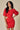 Cocktail Dresses Short Puff Sleeve Waist Cutout Bodycon Dress Tangerine