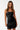 Cocktail Dresses Short Strapless Lace Ruffle Dress Black