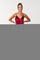 Cocktail Dresses High Low Spaghetti Strap Ruffled Velvet Dress Red