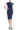 Prom Dresses Short Beaded Midi Cocktail Dress Navy