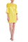Cocktail Dresses Short Cocktail Floral Mini Dress Yellow
