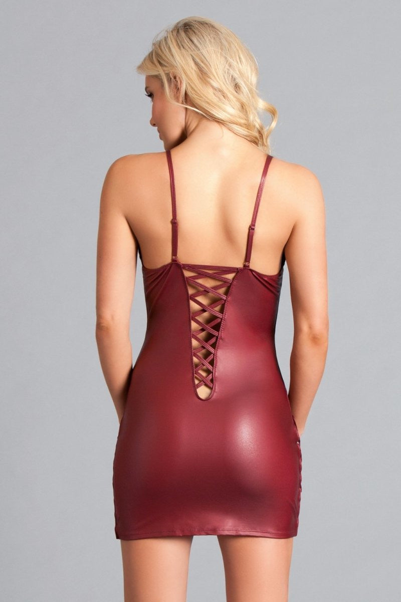 Lingerie Elisa Dress Maroon