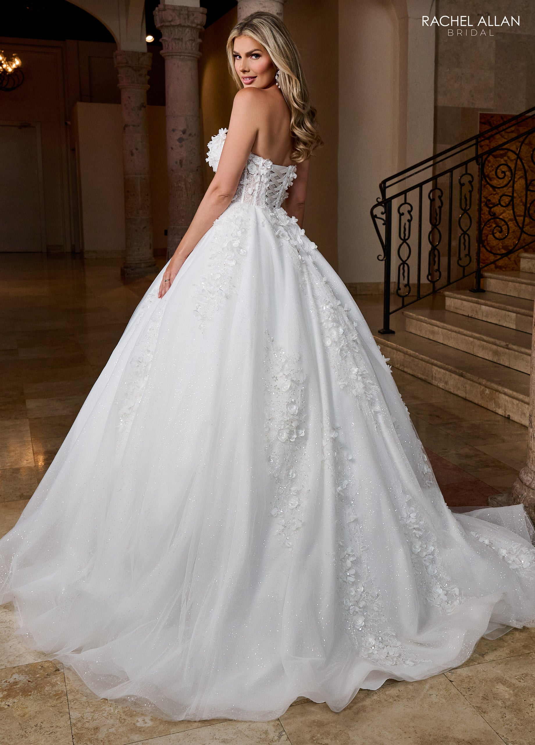 Wedding Dresses Bridal Long Ball Gown Beaded Wedding Dress Ivory