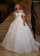 Wedding Dresses Long beaded Floral 3D Detail Wedding Dress Ivory