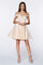 LaDivine CD0140 Short Off the Shoulder Graduation Dress