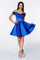 LaDivine CD0140 Short Off the Shoulder Graduation Dress