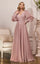 LaDivine CD0183 Full Sleeve Long Formal Dress