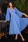 LaDivine CD242S Pleated Chiffon Formal Gown