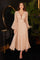 LaDivine CD242S Pleated Chiffon Formal Gown