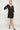 Cocktail Dresses Short 3/4 Sleeve V Neck Mini Dress Black