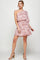 Cocktail Dresses Printed One Shoulder Short Dress Mauve