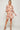 Cocktail Dresses Short V Neck Brushed Print Belt Dress Cognac/Rust