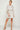 Cocktail Dresses 3/4 Sleeve Printed Short Dress Ivory/Brown