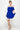 Cocktail Dresses Short Off Shoulder Ruffled Dress Neon Royal