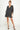 Cocktail Dresses Short V Neck Mini Dress Black