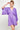 Cocktail Dresses Short V Neck Pleated Satin Dress Purple