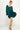 Cocktail Dresses Short Square Neck Long Sleeve Mini Dress Hunter Green