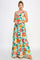 Formal Dresses Long Halter Neck Open Back Floral Dress Mint